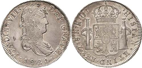 Mexiko Ferdinand VII. 1808-1821 8 ... 