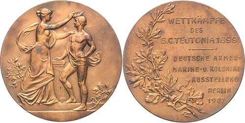 Berlin  Bronzemedaille 1907 ... 