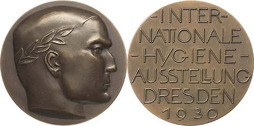Dresden  Bronzemedaille 1930 ... 