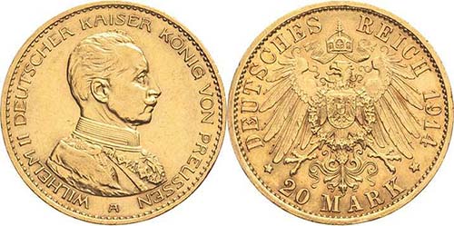 Preußen Wilhelm II. 1888-1918 20 ... 