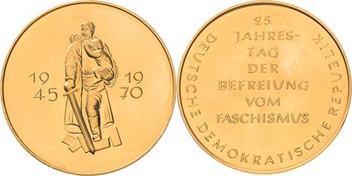 Medaillen  Goldmedaille 1970. 25 ... 