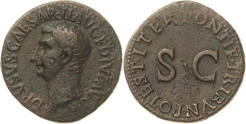 Kaiserzeit Tiberius 14-37 für ... 