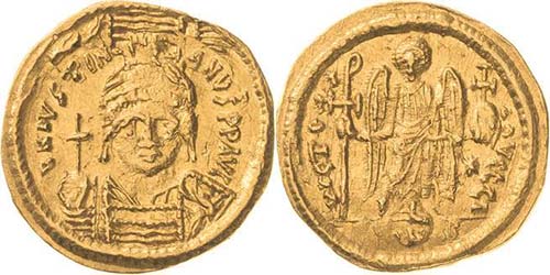  Justinianus I. 527-565 Solidus ... 