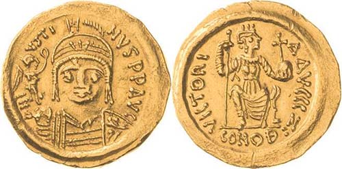  Justinus II. 565-578 Solidus ... 