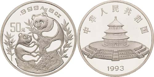 China-Volksrepublik  50 Yuan 1993. ... 