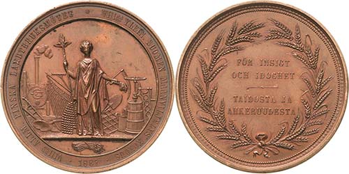 Finnland  Bronzemedaille 1881 (C. ... 
