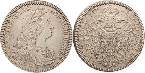 Habsburg Karl VI. 1711-1740 Taler ... 