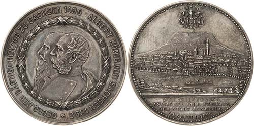 Annaberg  Silbermedaille 1896 ... 