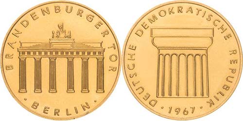 Berlin  Goldmedaille 1967. ... 