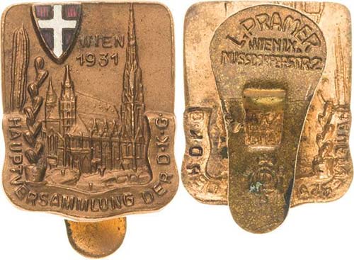 Abzeichen  Messingabzeichen 1931 ... 