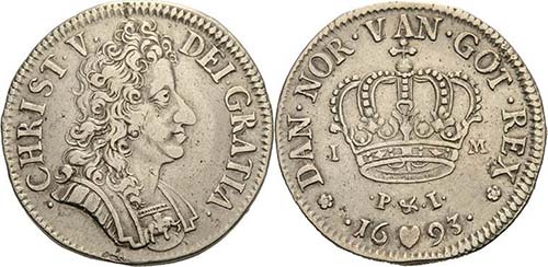 Dänemark Christian V. 1670-1699 ... 
