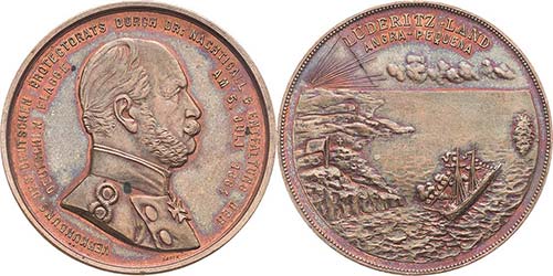 Medaillen  Bronzemedaille 1884 ... 