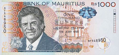 Ausland Mauritius 1000 Rupees ... 