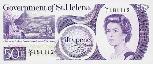 Ausland Sankt Helena 50 Pence ... 