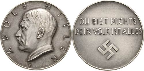 Drittes Reich  Silbermedaille o.J. ... 