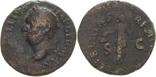 Kaiserzeit Vitellius 69 As 69, ... 
