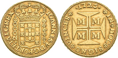 Brasilien Joao V. 1706-1750 20 000 ... 