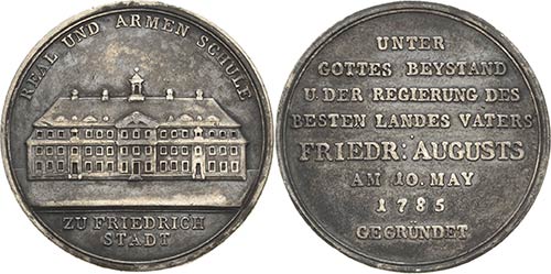 Dresden  Silbermedaille 1785 (J. ... 