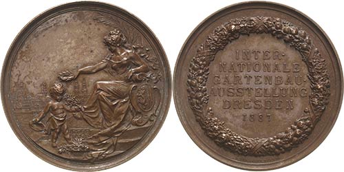 Dresden  Bronzemedaille 1887 ... 