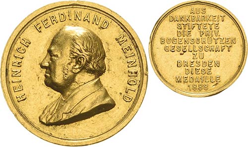 Dresden  Goldmedaille 1889 ... 