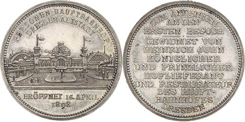 Dresden  Silbermedaille 1898 (L. ... 