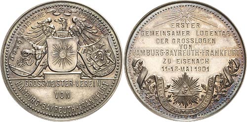Eisenach  Silbermedaille 1901 ... 