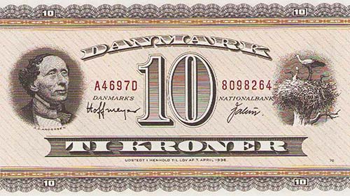 AuslandDänemark 10 Kronor 1951.  ... 