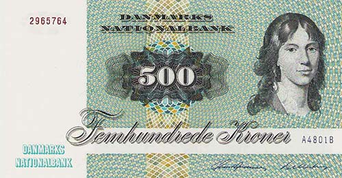 AuslandDänemark 500 Kroner 1980.  ... 
