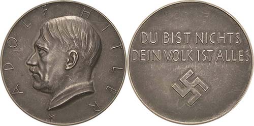 Drittes Reich Silbermedaille o.J. ... 