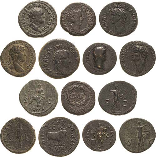 Römische MünzenLot-7 Stück ... 