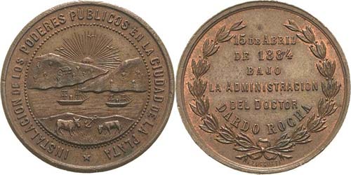 Argentinien Bronzemedaille 1884. ... 