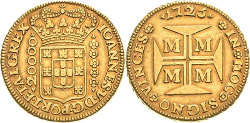 BrasilienJoao V. 1706-1750 20 000 ... 