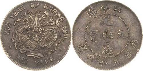 ChinaKuang-Hsu 1874-1908 5 Cents ... 