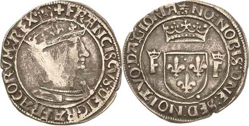 FrankreichFranz I. 1515-1547 1/2 ... 