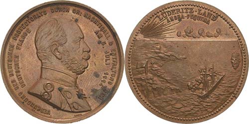 Medaillen Bronzemedaille 1884 ... 