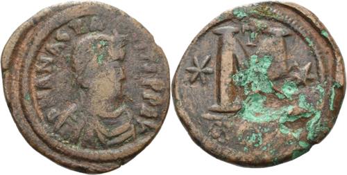  Anastasius I. 491-518 40 Nummi ... 