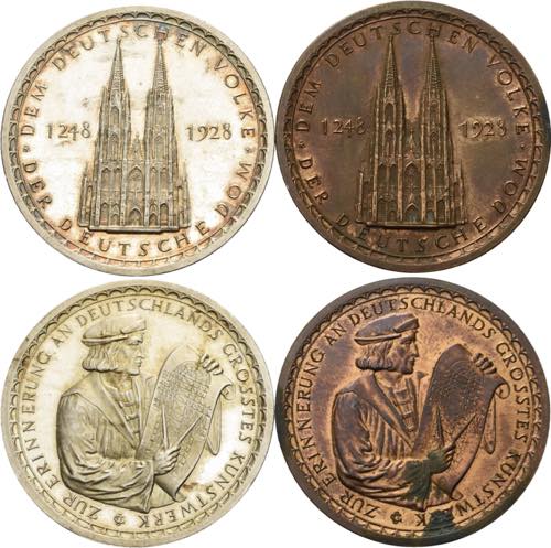 Köln-Stadt  Silbermedaille 1928 ... 