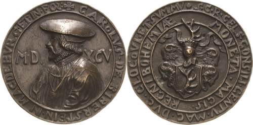 Medaillen  Bronzegussmedaille 1595 ... 