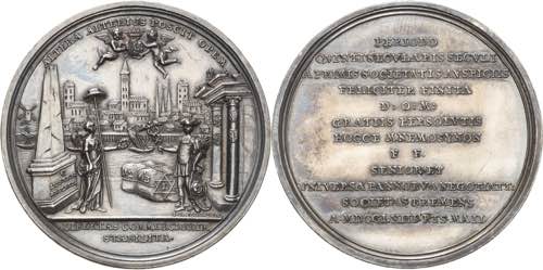 Bremen-Stadt  Silbermedaille 1763 ... 