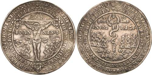 Erzgebirge  Pesttaler o.J. (1528), ... 