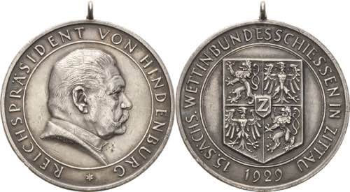 Zittau  Silbermedaille 1929 (F.W. ... 