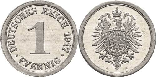 Kleinmünzen  1 Pfennig 1917 A  ... 