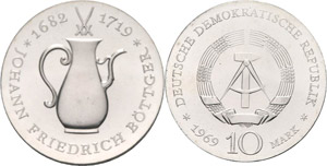 Gedenkmünzen  10 Mark 1969. ... 