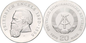 Gedenkmünzen  20 Mark 1970. ... 
