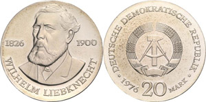 Gedenkmünzen  20 Mark 1976. ... 