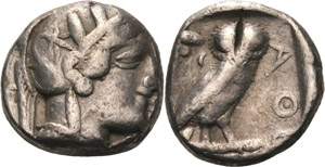 Attika Athen  Drachme 527-490 v. ... 