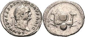 Kaiserzeit Titus 79-81 Denar ... 