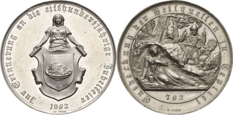 Medaillen  Zinnmedaille 1862 (K. ... 