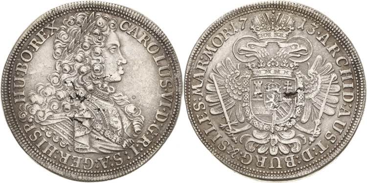 Habsburg Karl VI. 1711-1740 Taler ... 