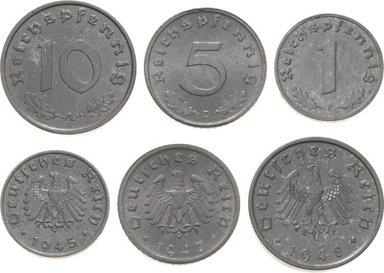  1 Reichspfennig 1945 F 5 ... 